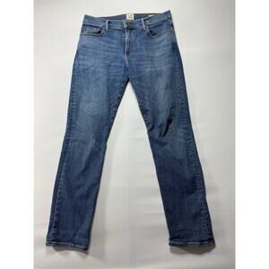 Flint & Tinder Men's Slim Fit Tapered Leg Blue Denim Jeans - Size 32x29.5